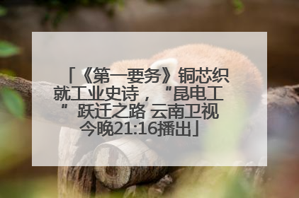 《第一要务》铜芯织就工业史诗，“昆电工”跃迁之路 云南卫视今晚21:16播出