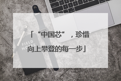 “中国芯”，珍惜向上攀登的每一步