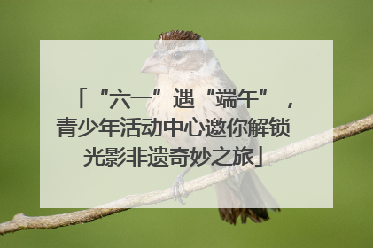 “六一”遇“端午”，青少年活动中心邀你解锁光影非遗奇妙之旅
