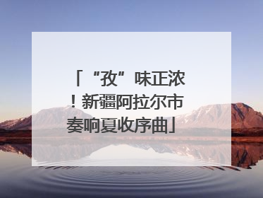 “孜”味正浓！新疆阿拉尔市奏响夏收序曲