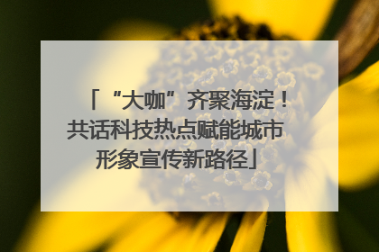 “大咖”齐聚海淀！共话科技热点赋能城市形象宣传新路径
