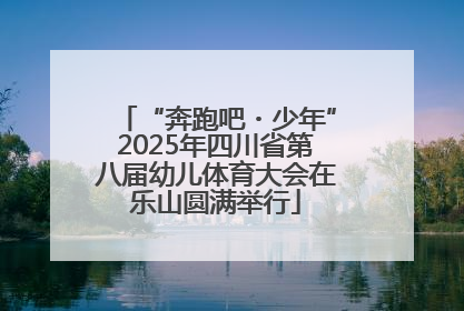 “奔跑吧・少年”2025年四川省第八届幼儿体育大会在乐山圆满举行