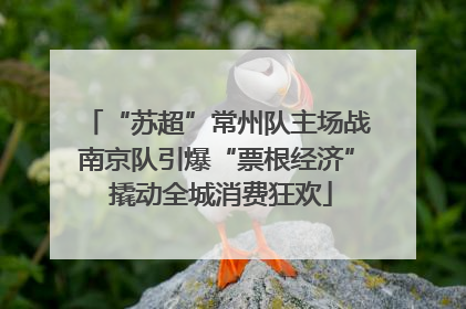 “苏超”常州队主场战南京队引爆“票根经济” 撬动全城消费狂欢