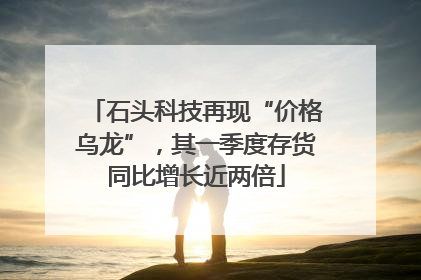 石头科技再现“价格乌龙”，其一季度存货同比增长近两倍