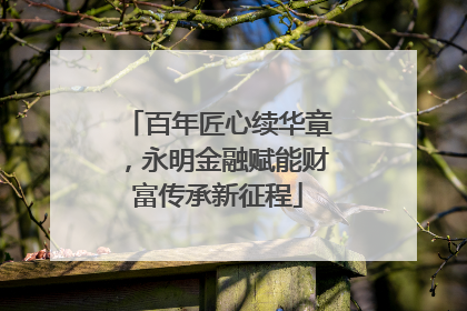 百年匠心续华章，永明金融赋能财富传承新征程