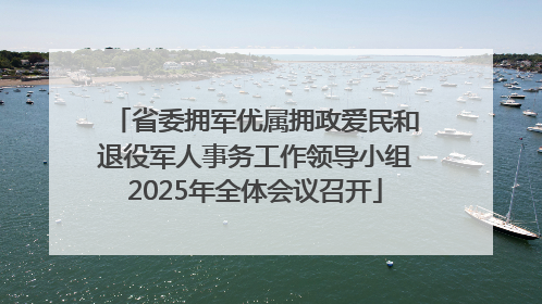 省委拥军优属拥政爱民和退役军人事务工作领导小组2025年全体会议召开