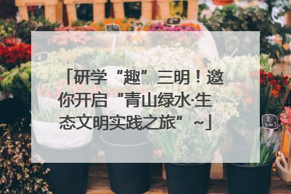 研学“趣”三明！邀你开启“青山绿水·生态文明实践之旅”~