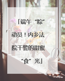 端午“粽”动员！内乡法院干警的甜蜜“食”光