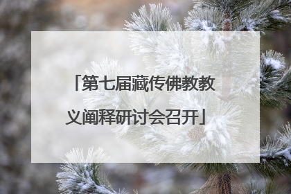 第七届藏传佛教教义阐释研讨会召开