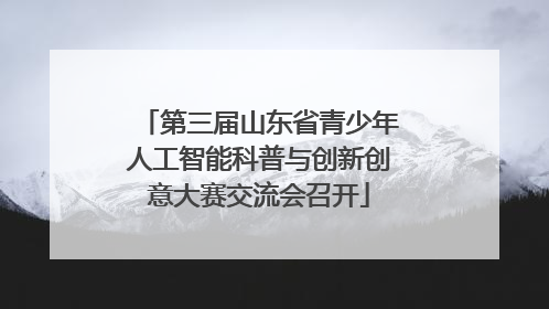 第三届山东省青少年人工智能科普与创新创意大赛交流会召开