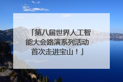 第八届世界人工智能大会路演系列活动首次走进宝山！