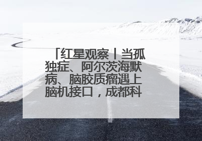红星观察丨当孤独症、阿尔茨海默病、脑胶质瘤遇上脑机接口，成都科研改变医学图景