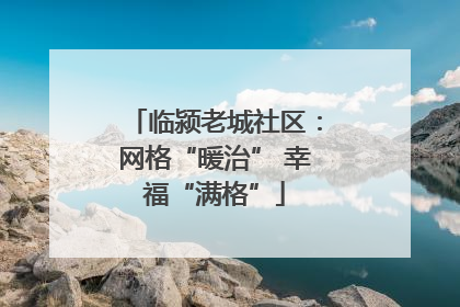 临颍老城社区：网格“暖治” 幸福“满格”