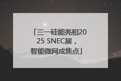 三一硅能亮相2025 SNEC展，智能微网成焦点