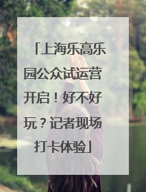上海乐高乐园公众试运营开启！好不好玩？记者现场打卡体验