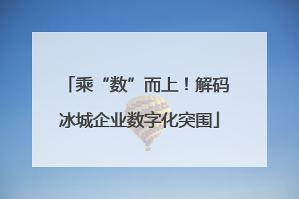 乘“数”而上！解码冰城企业数字化突围