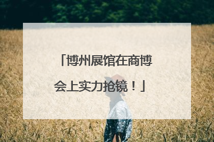 博州展馆在商博会上实力抢镜！