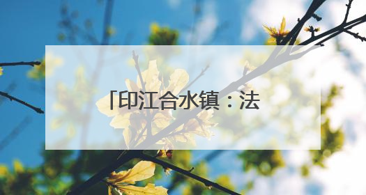 印江合水镇：法治护航成长路 共筑平安校园墙