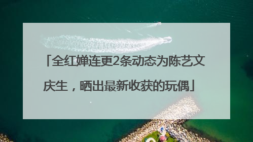 全红婵连更2条动态为陈艺文庆生，晒出最新收获的玩偶