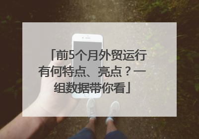 前5个月外贸运行有何特点、亮点？一组数据带你看
