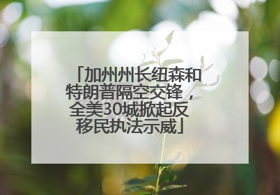加州州长纽森和特朗普隔空交锋，全美30城掀起反移民执法示威
