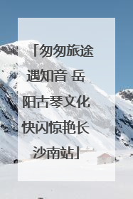 匆匆旅途遇知音 岳阳古琴文化快闪惊艳长沙南站