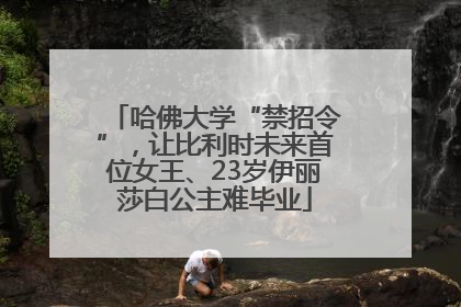 哈佛大学“禁招令”，让比利时未来首位女王、23岁伊丽莎白公主难毕业