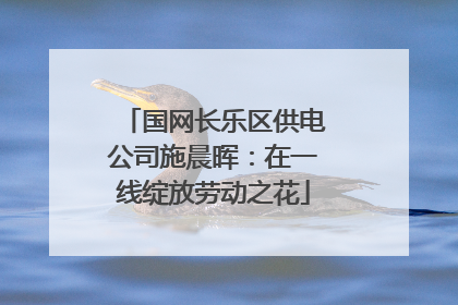 国网长乐区供电公司施晨晖：在一线绽放劳动之花