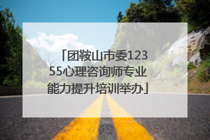 团鞍山市委12355心理咨询师专业能力提升培训举办