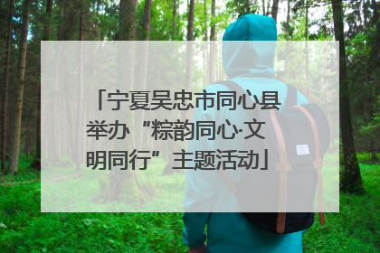宁夏吴忠市同心县举办“粽韵同心·文明同行”主题活动