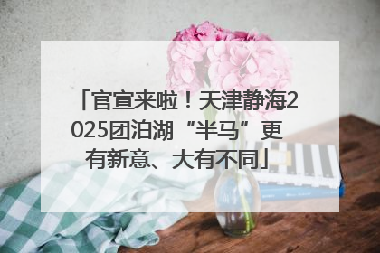 官宣来啦！天津静海2025团泊湖“半马”更有新意、大有不同