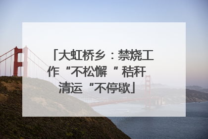 大虹桥乡：禁烧工作“不松懈“ 秸秆清运“不停歇