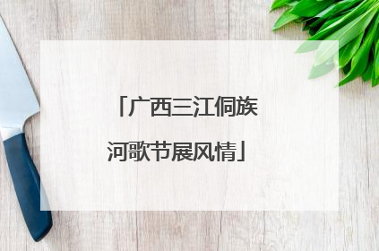 广西三江侗族河歌节展风情