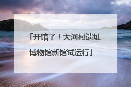开馆了！大河村遗址博物馆新馆试运行