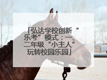 弘达学校创新“乐考”模式：一、二年级“小主人”玩转校园乐园