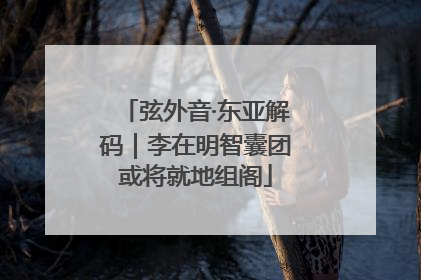 弦外音·东亚解码｜李在明智囊团或将就地组阁