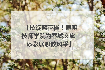 技绽蓝花楹！昆明技师学院为春城文旅添彩展职教风采