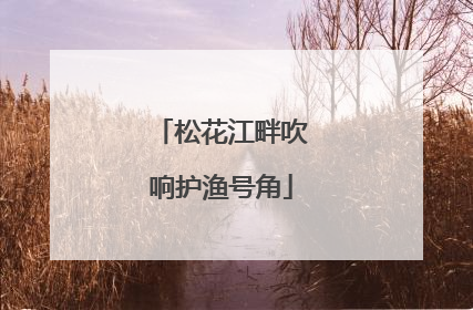 松花江畔吹响护渔号角
