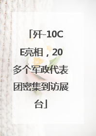 歼-10CE亮相，20多个军政代表团密集到访展台