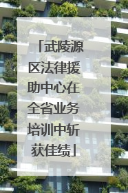 武陵源区法律援助中心在全省业务培训中斩获佳绩