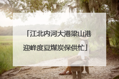 江北内河大港梁山港迎峰度夏煤炭保供忙