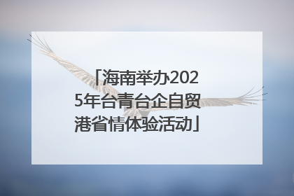 海南举办2025年台青台企自贸港省情体验活动