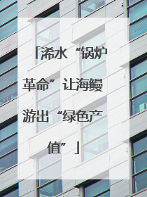 浠水“锅炉革命”让海鳗游出“绿色产值”