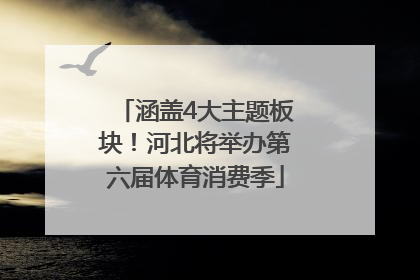 涵盖4大主题板块！河北将举办第六届体育消费季