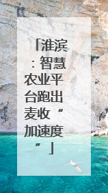 淮滨：智慧农业平台跑出麦收“加速度”