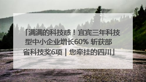 满满的科技感！宜宾三年科技型中小企业增长60% 斩获部省科技奖6项｜您牵挂的四川