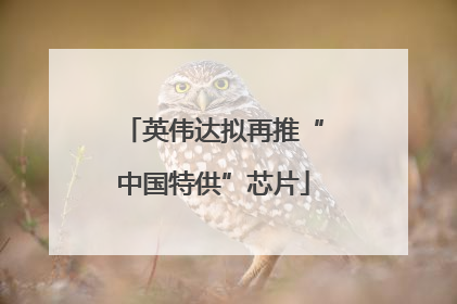 英伟达拟再推“中国特供”芯片