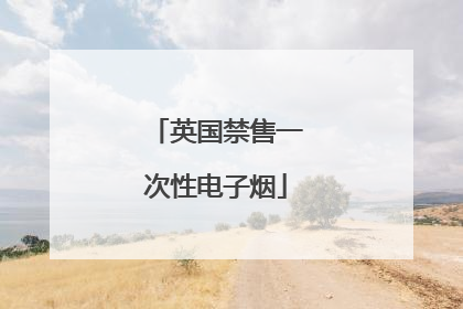 英国禁售一次性电子烟