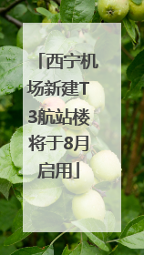 西宁机场新建T3航站楼将于8月启用