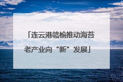 连云港赣榆推动海苔老产业向“新”发展